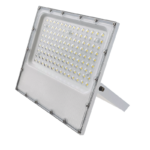 LED SMD WHITE FLOOD LUMINAIRE IP65 100W 6000K 12000Lm 100-277V AC RA80 IK08 5YRS BREATHING VALVE