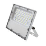 LED SMD WHITE FLOOD LUMINAIRE IP65 10W 4000K 1200Lm 100-277V AC RA80 IK08 5YRS BREATHING VALVE