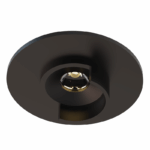 CAPI-FRONT PART 2 FOR SPOT RECESSED BLACK ALUMINUM CABINET (Φ44-Φ22.4MM)X9.6MM