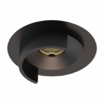 CAPISUR-FRONT PART 2 FOR SPOT RECESSED BLACK ALUMINUM CABINET (Φ32-Φ22.4MM)X8MM (EXTERIOR PART)