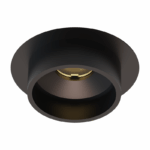 CAPISUR-FRONT PART 3 FOR SPOT RECESSED BLACK ALUMINUM CABINET (Φ32-Φ22.4MM)X8MM (EXTERIOR PART)