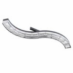 TBOYD-MINI TRACK CURVED LINEAR LIGHT BLACK/ WHITE 45° BEAM ANGLE 12W 3000K 860LM 24V DC 5 YEARS WARRANTY