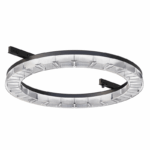 TKOR-MINI TRACK ROUND LINEAR LIGHT BLACK / WHITE 45° BEAM ANGEL 24W 3000K 24V DC 5 YEARS WARRANTY