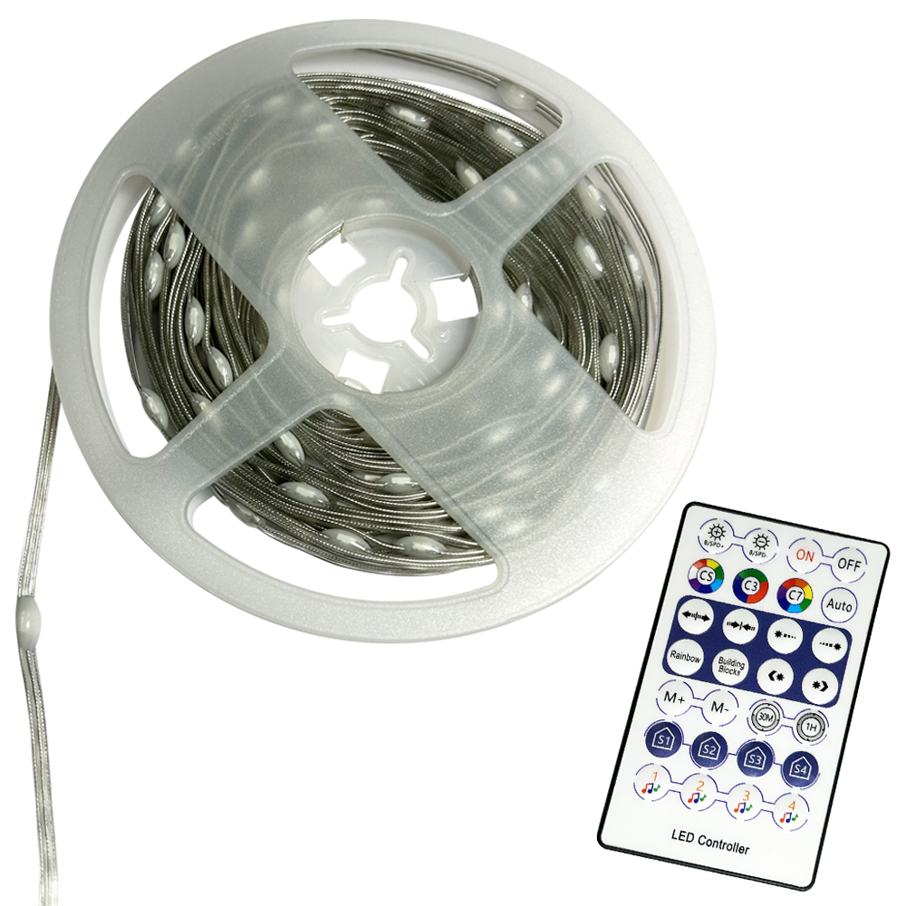 10MKITRGB LED STRIP LIGHT 5V DC RGB IP54 100LEDS/M 10M REEL 2YRS - Image 1
