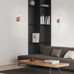 OASIS-WALL LAMP BRONZE ALUMINIUM LED COB 13W CCT 650LM IP20 120X88X533MM - Image 2