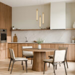 CANDELERA-PENDANT LAMP*3 GOLD ALUMINIUM LED SMD 21W CCT 1470LM IP20 265X1500MM - Image 2