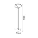 ROLLIE-FLOOR LAMP PAINTING GOLD ALUMINIUM  LED SMD 43W DIMMABLE 2700K 2150LM IP20 385X1700MM - Image 3