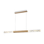 OASIS-PENDANT LAMP SAND WHITE ALUMINIUM LED COB 15W CCT 750LM IP20 738X90X1500MM