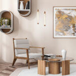 MYSTIQUE-PENDANT LAMP BROWN ALUMINIUM LED SMD11W CCT 660LΜ IP20 45X45X1500MM - Image 2