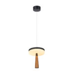 ASIAN-PENDANT LAMP SAND BLACK ALUMINIUM LED SMD 11W CCT 715Lm IP20 164X1500MM