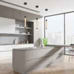 CANDELERA-PENDANT LAMP SAND BLACK ALUMINIUM LED SMD 7W CCT 490LM IP20 85X1500MM