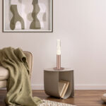 OASIS-TABLE LAMP BRONZE ALUMINIUM LED COB 7W DIMMABLE 2700K 350LM IP20 150X150X380MM - Image 2