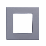 PRIME 1 GANG FRAME CLASSIC IP20 MAT ALUMINIUM