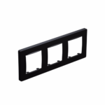 PRIME 3 GANG FRAME CLASSIC IP20 MAT ANTHRACITE - Image 2