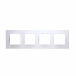PRIME 4 GANG FRAME CLASSIC IP20 WHITE