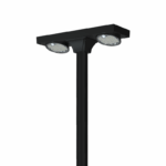 ALVIO LED STREET SOLAR LUMINAIRE WITH DOUBLE ROTATABLE MODULE AND SMART SENSOR 40W 2CCT 3.000K - 4.000K  IP65 140°x70° Ra≥80 - Image 2
