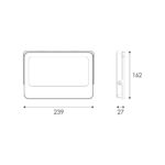 ΠΡΟΒΟΛΕΑΣ LED SMD ΜΑΥΡΟΣ 100W 3CCT 10000LM 185-265V RA>80 IP66 - Image 2